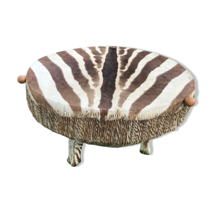 Table basse zebre