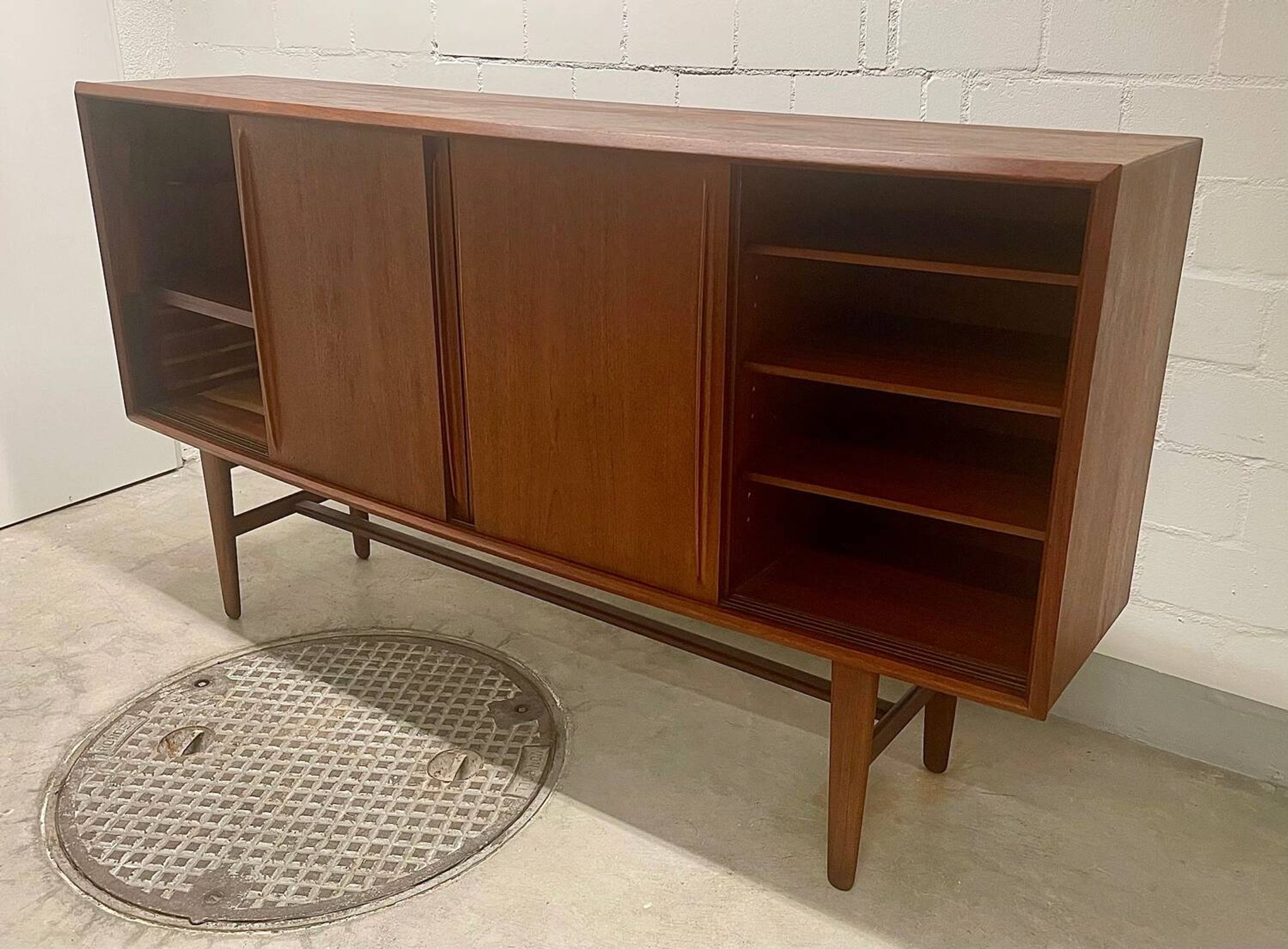 Scandinavian Teak Sideboard Madsen HP Hansen 60s