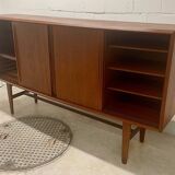 Scandinavian Teak Sideboard Madsen HP Hansen 60s