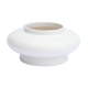White ceramic UFO vase, 1970s