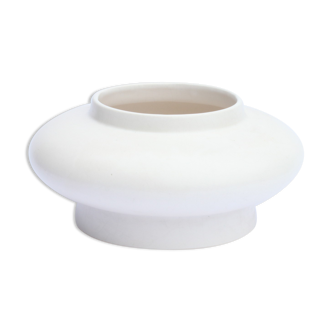 White ceramic UFO vase, 1970s