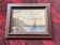 Antique painting from 1900 signed R. Argivier – Maritime scene