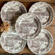 5 plates N Fontabesso Italy