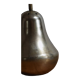 Brass pear salt shaker and pepper shaker