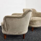 Fauteuils-chaises cocktail du milieu du siècle conçu par Pál Vince, 1947 Hongrie