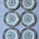 6 plates GIEN Rouen