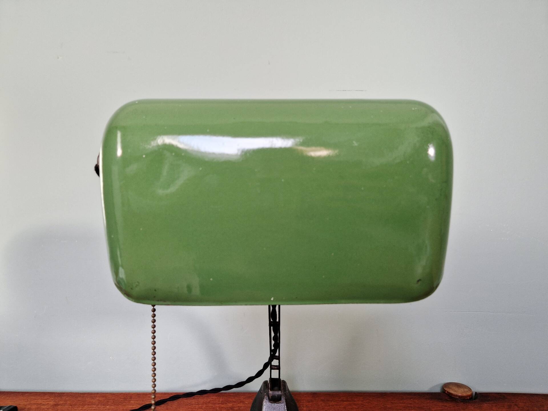 Bauhaus style banker’s lamp, Schaco (Germany), 1920-30