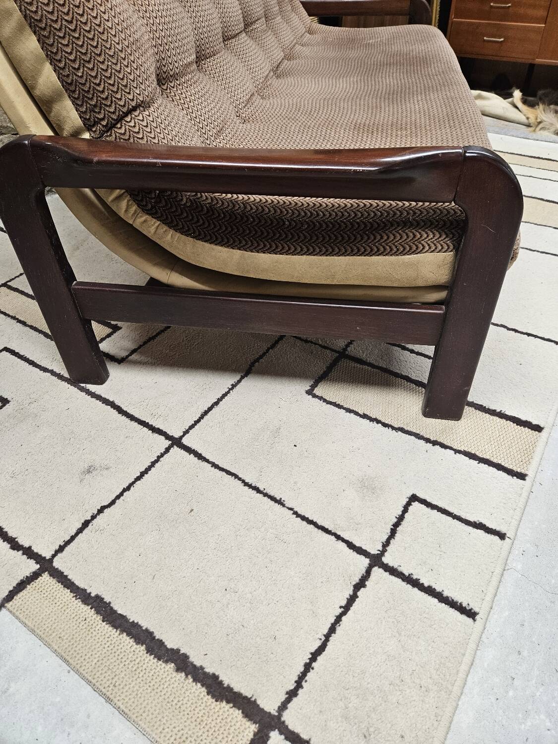 Vintage teak sofa