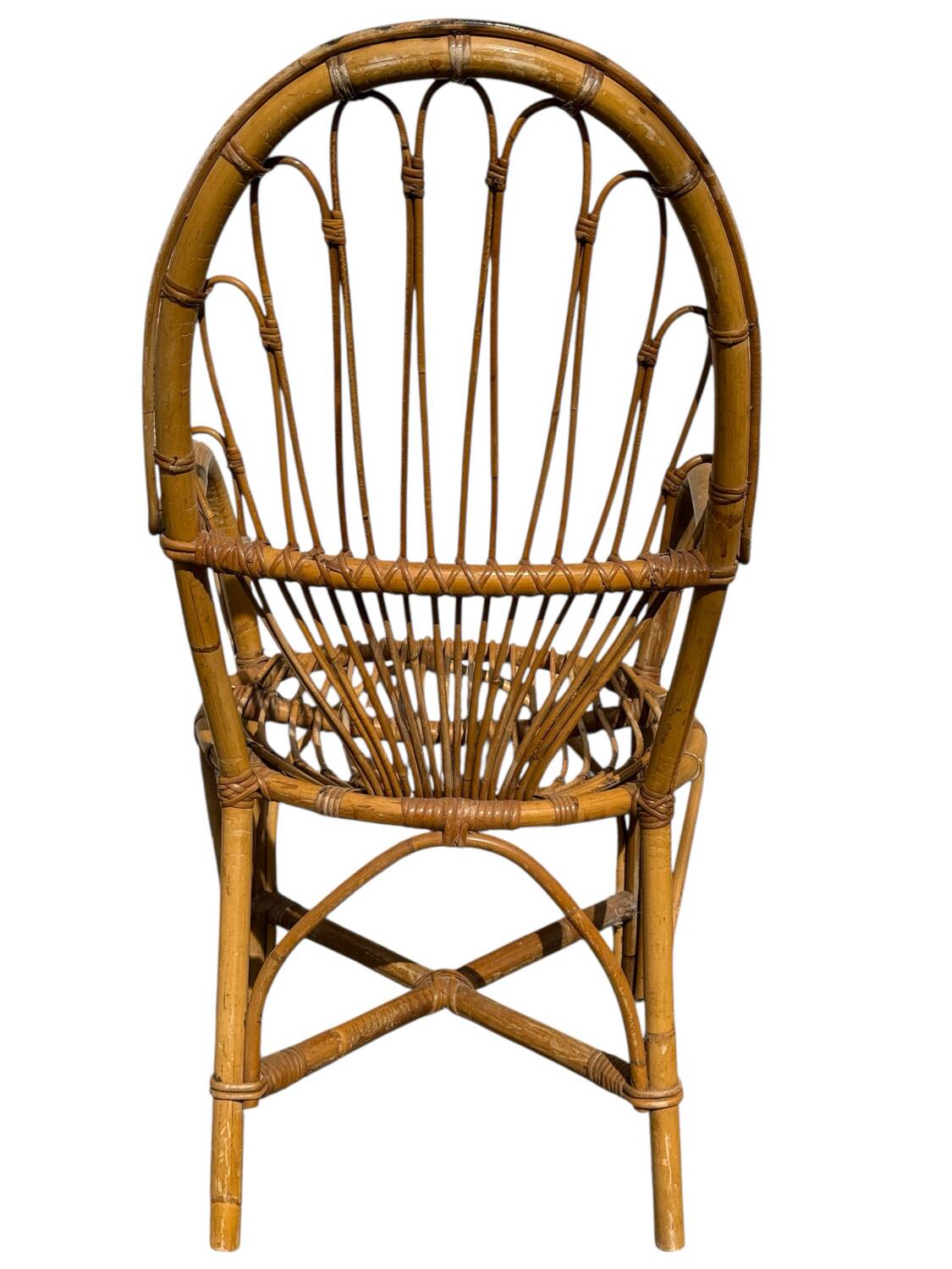 3 Rattan Armchairs from the 70s