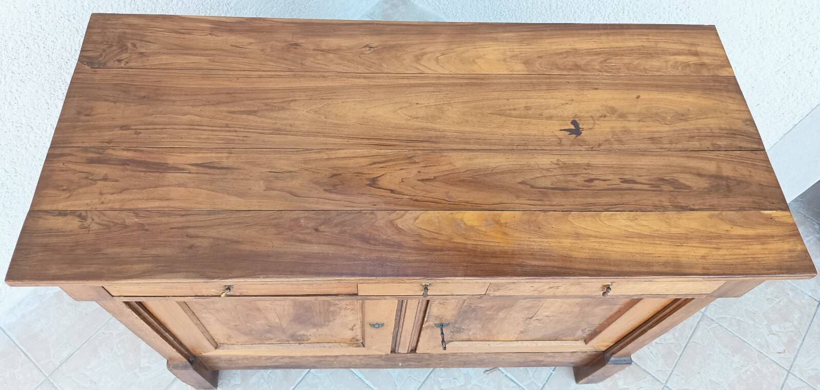 Empire-style buffet in cherry wood
