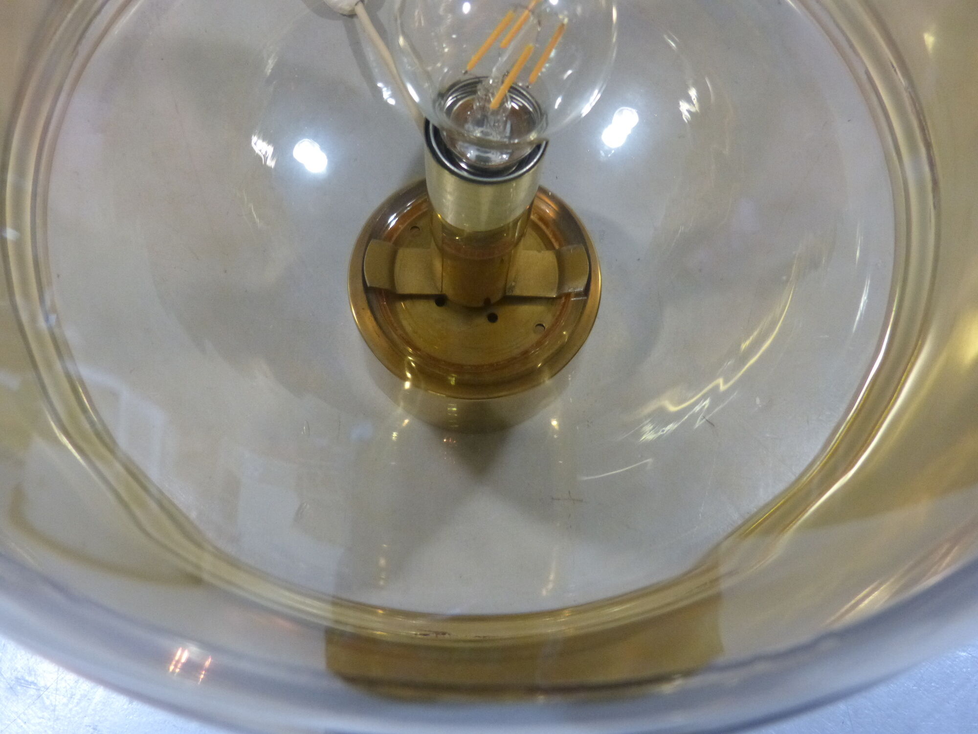 Peill & Putzler glass table lamp 1960’s