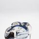 Large stretched glass sculpture vase from Bohemia – Cobalt blue, Amber