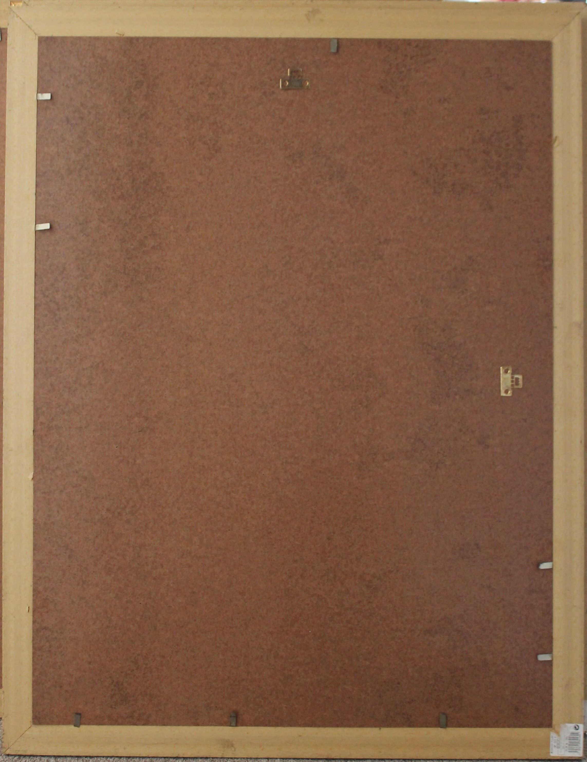 Framed Edgar Degas poster