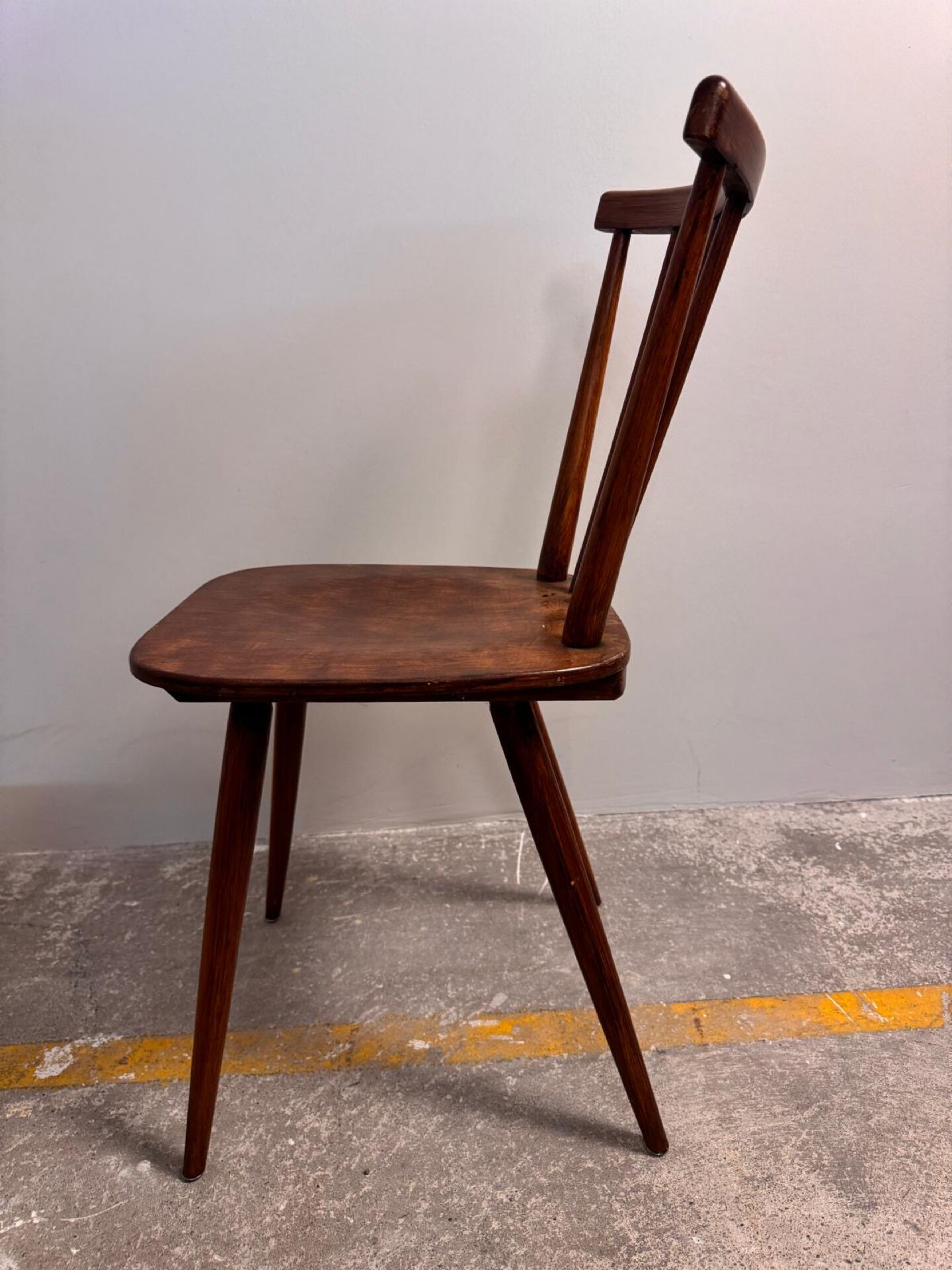 Set of 6 Fanett bistro chairs from the 1960s.