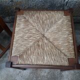 Set of 3 chairs and 2 Scandinavian stools