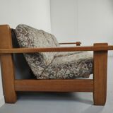 3-Seater vintage sofa modular Aztec motif