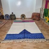 Handmade wool Berber rug 250 X 150 CM