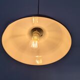 Vintage industrial suspension in enamelled sheet metal