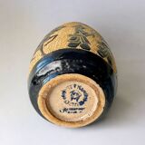 Vase studio d'art céramique vintage Dona Saigon Vietnam années 1970