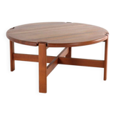 Table basse Niels Bach en teck massif - design danois moderne du milieu du siècle