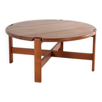 Niels Bach solid teak coffee table - danish design mid century modern