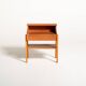 Swedish Teak and Beech Bedside Table by AB Carlström & Co Möbelfabrik, 1960