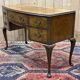 1930s Chippendale Burl Walnut Desk