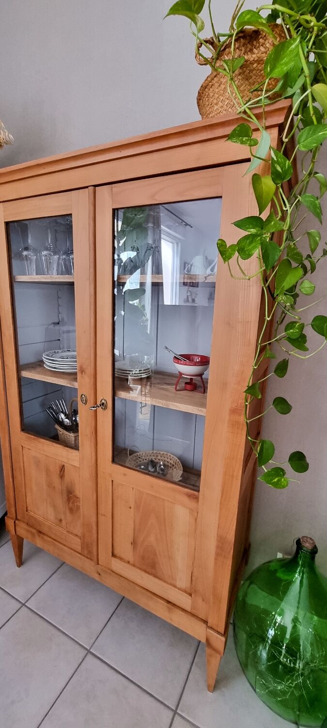 Vitrine bois massif