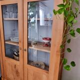 Solid wood display case