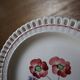 Set of 10 half-porcelain Lunéville dessert plates