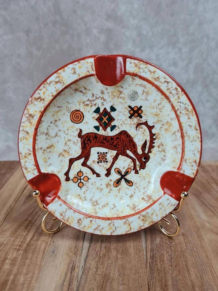 Vintage ceramic ashtray – Neofitoy Keramik, Fauraki Rodos