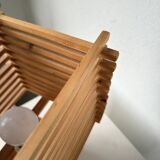 Constructivist wooden table lamp