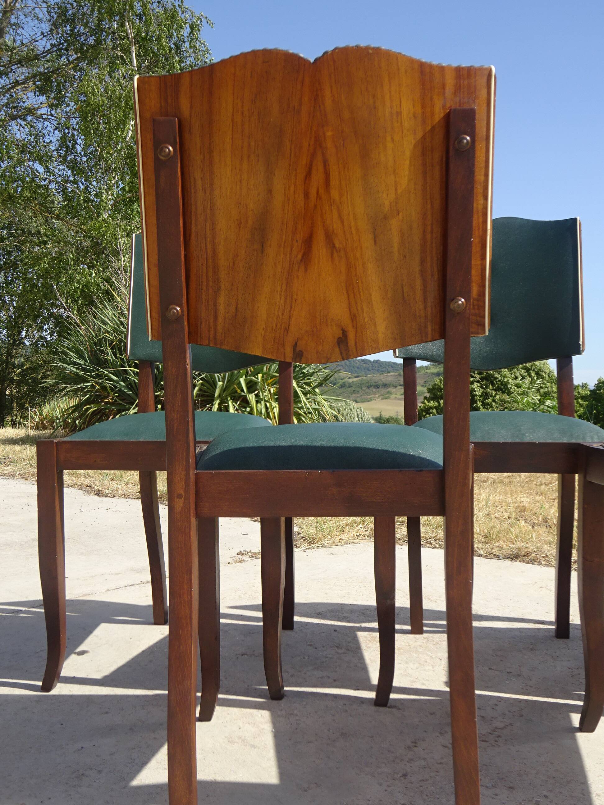 Restored Art Deco chairs, the 6.