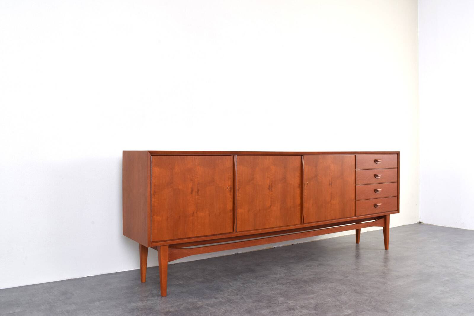 Mid-Century Teak Sideboard by Heinrich Althoff, 1960s.
