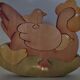 Hen chicks antique wooden puzzle to pose decorative