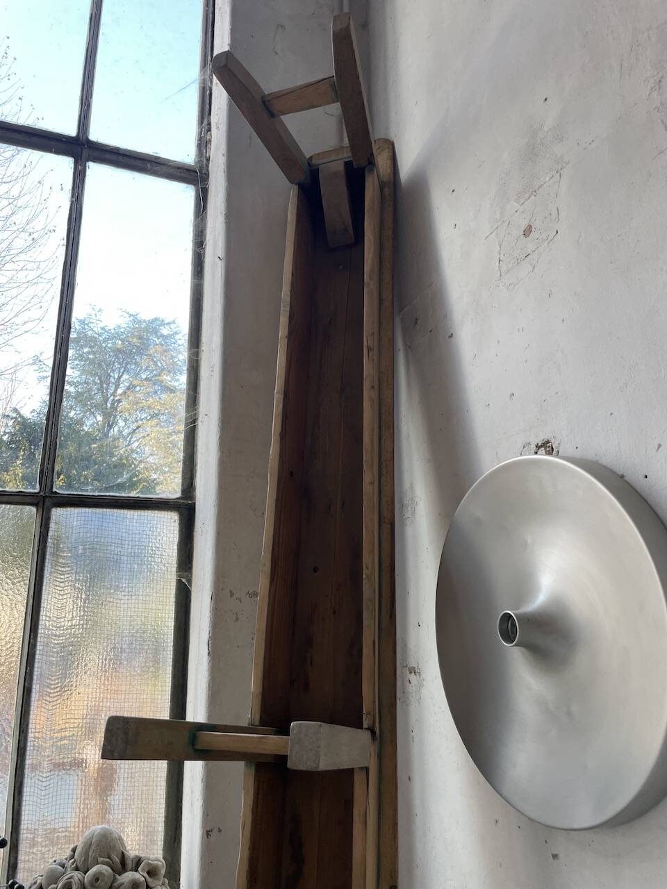 XL pine and oak bench 280 cm