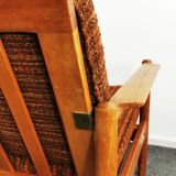 Set de 2 fauteuils en chêne années 1970