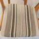 4 chairs wood and fabric 70s
