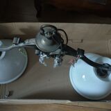 Double Opaline Billiard Pendant Lamp