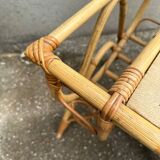 Table basse rotin