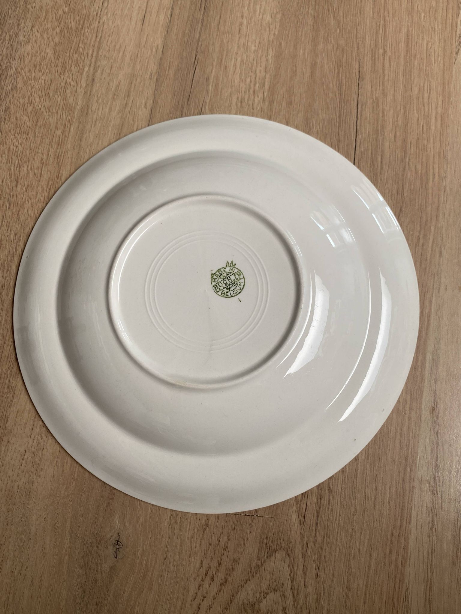 Set de 2 assiettes creuses Boch frères la louvière