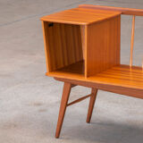 Scandinavian teak bench, 1960s