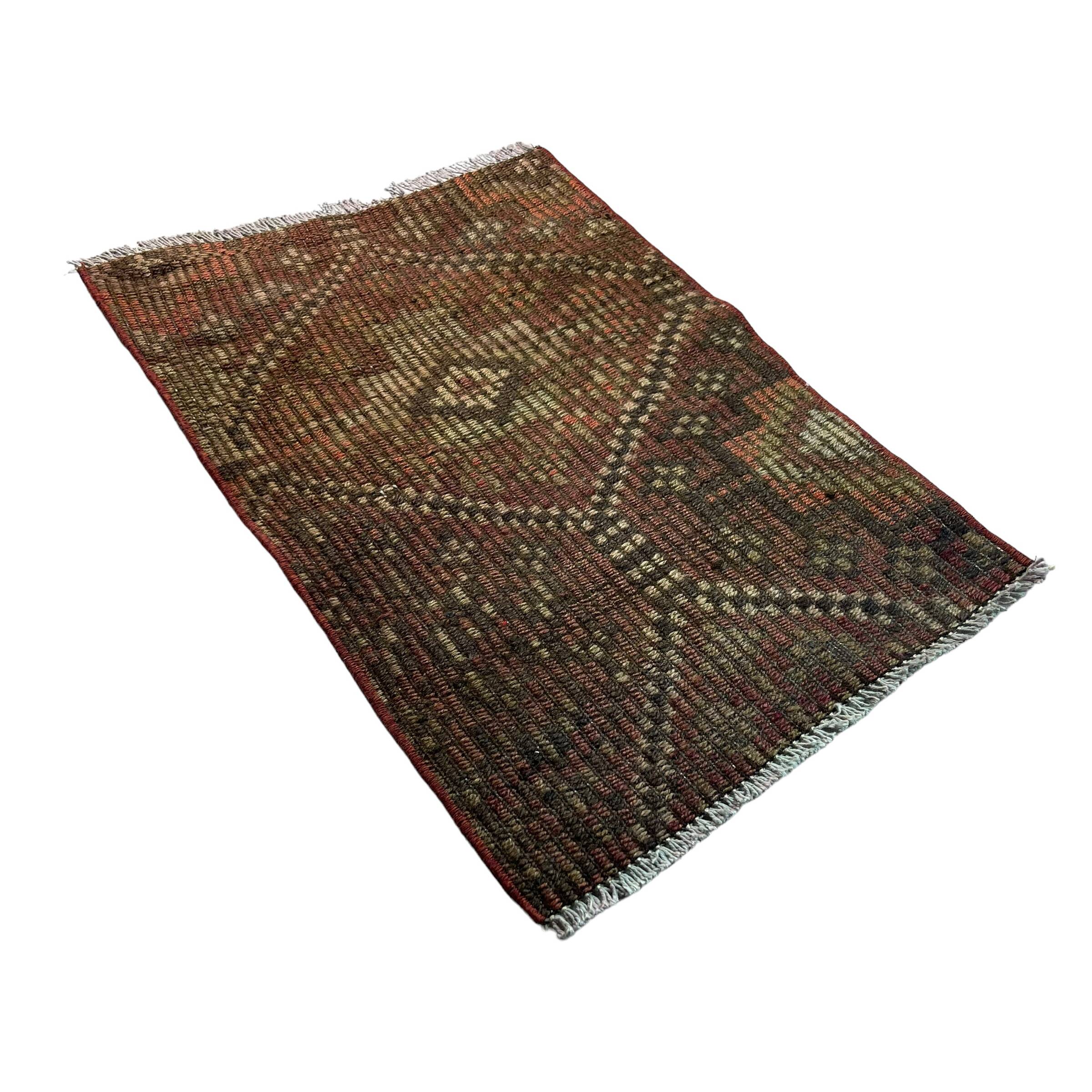 Vintage turkish kilim rug, 68 x 46 cm