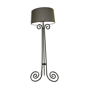 Lampadaire fer forgé époque art