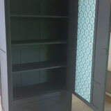 Black art deco Parisian wardrobe