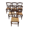 6 chaises de bistrot 1900