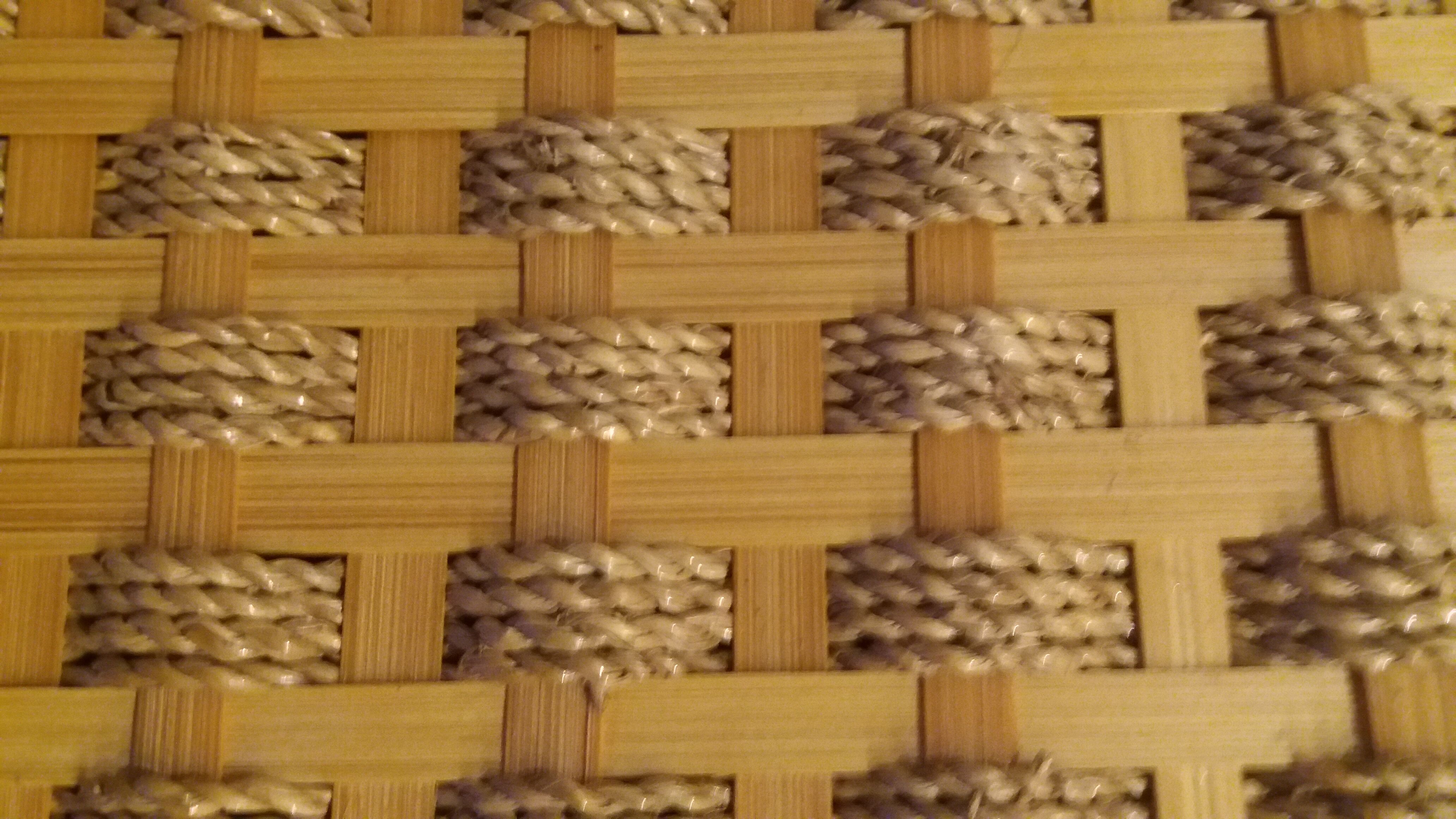 Retro Wicker suitcase