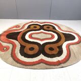 Large modernist rug, 1970s