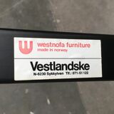 Mid-century Norwegian Siesta glass side table by Ingmar Relling for Westnofa.