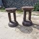 Tabourets bas africain bamiléké